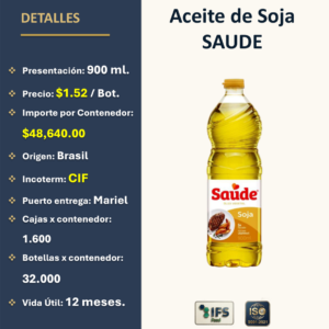 Aceite de Soja SAUDE