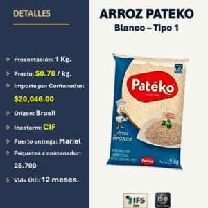 Arroz PATEKO